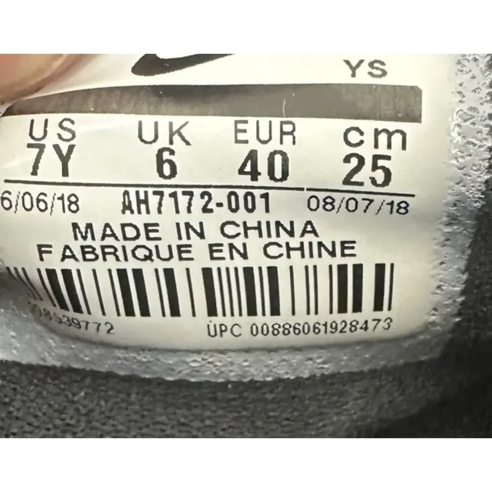 Nike KD Trey 5 VI Low Black White Basketball Shoes Size 7Y Some Scuffs